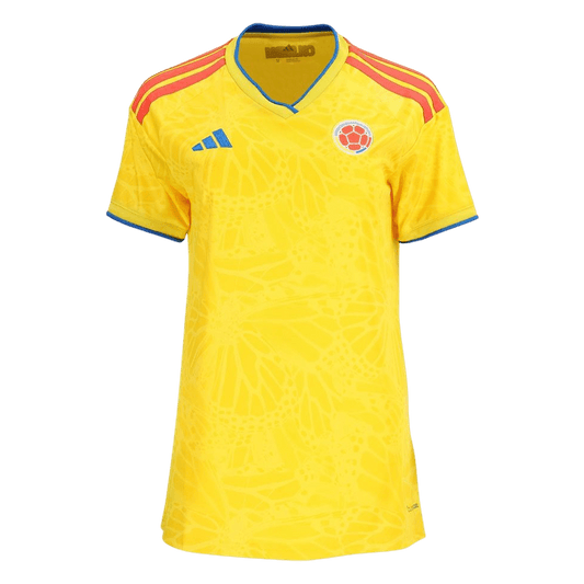 Colombia Womens Home Soccer Jersey World Cup 2026 Yellow