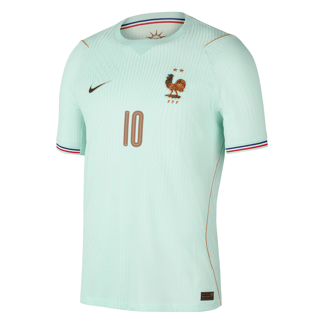 MBAPPE #10 France Mens Away Soccer Jersey World Cup 2026 Green - Player Version