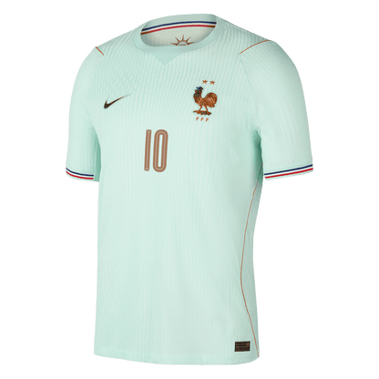 MBAPPE #10 France Mens Away Soccer Jersey World Cup 2026 Green - Player Version