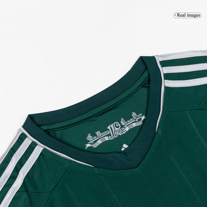 Retro Real Madrid Mens Third Away Long Sleeve Soccer Jersey 2012/13 Green