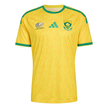 South Africa Mens Home Soccer Jersey World Cup 2026 Yellow
