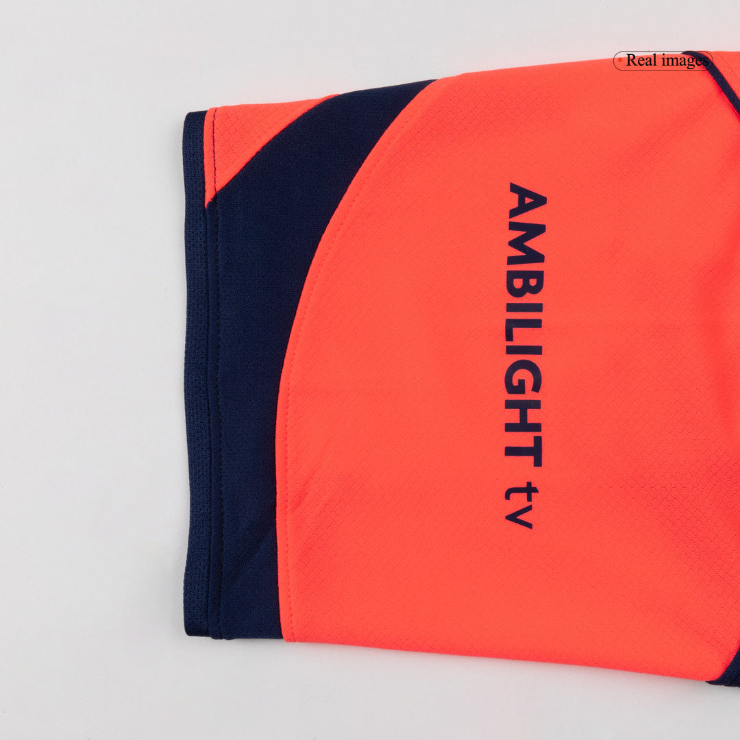 Barcelona Mens Third Away Soccer Jersey 2025/26 Orange