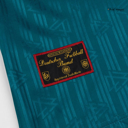 Retro Germany Mens Away Soccer Jersey 1996/97 Green