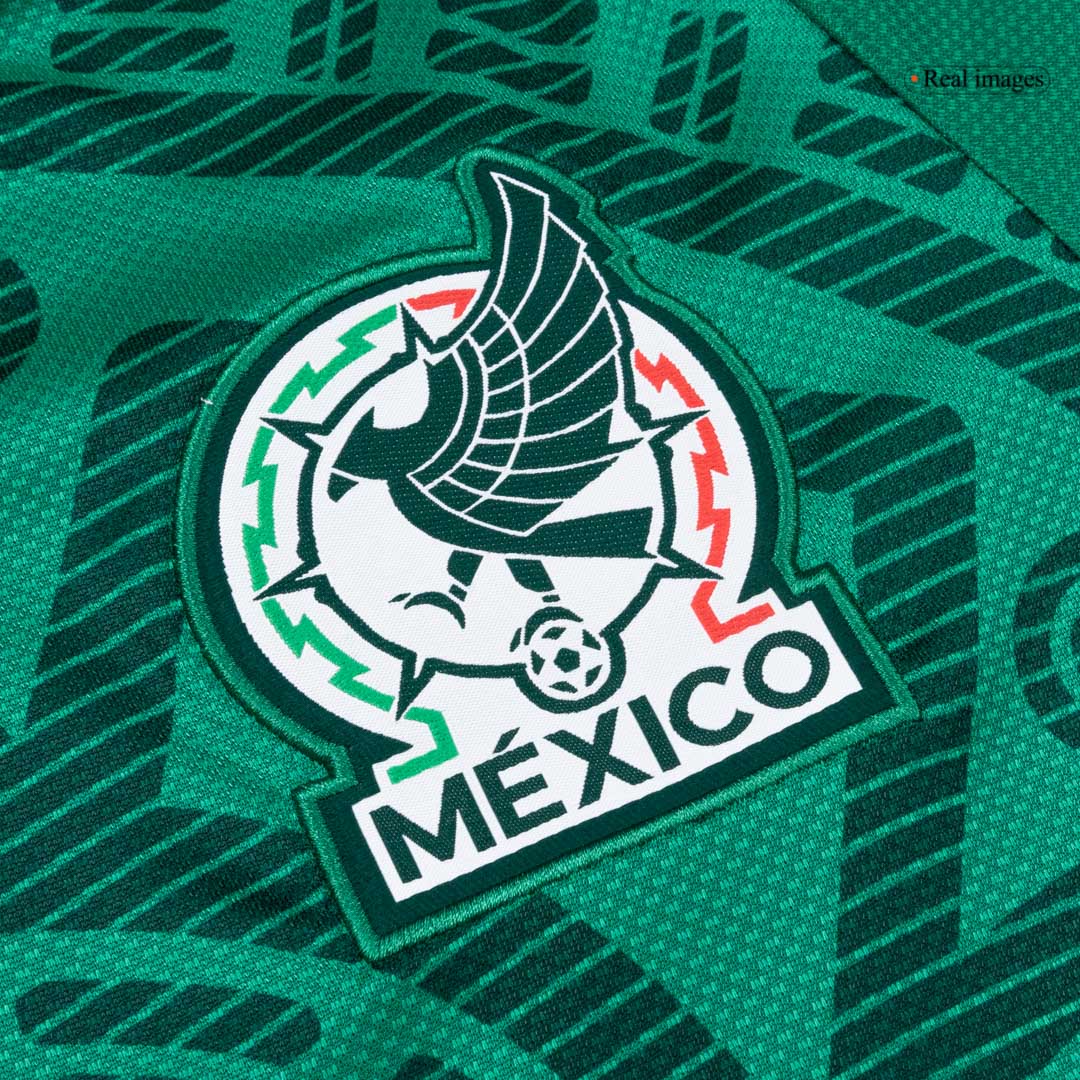 S.GIMENEZ #11 Mexico Mens Home Soccer Jersey World Cup 2026 Green [PREMIUM]