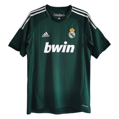 Retro Real Madrid Mens Third Away Soccer Jersey 2012/13 Green