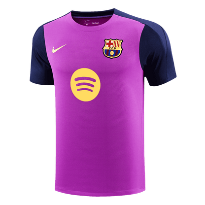 Barcelona Mens Pre-Match Soccer Jersey 2025/26 Purple