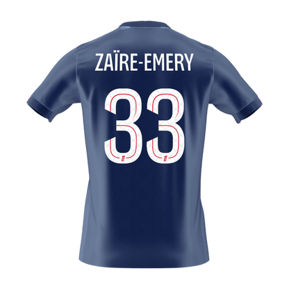 ZAïRE EMERY #33 PSG Mens Home Soccer Jersey 2025/26 Navy [PREMIUM]