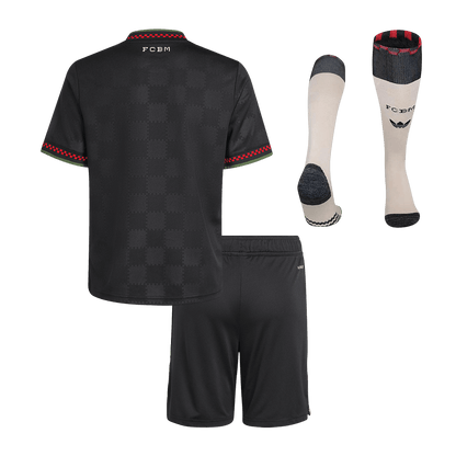 Bayern Munich Kids Third Away Soccer Full Set 2025/26 Black