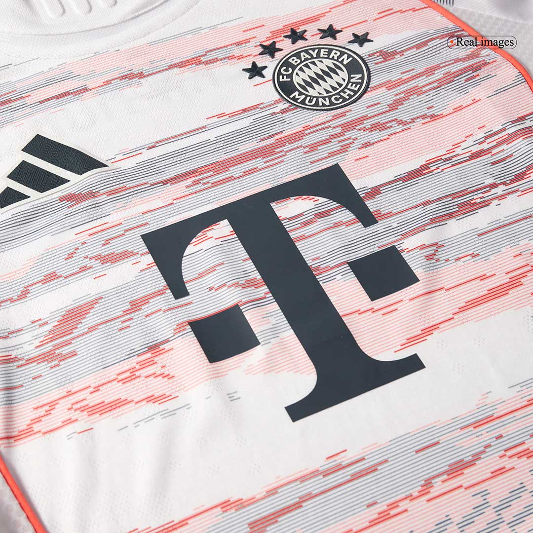 MÜLLER #25 Bayern Munich Mens Away Soccer Jersey 2025/26 White - Player Version