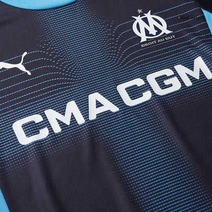 Marseille Mens Away Soccer Jersey 2025/26 Navy