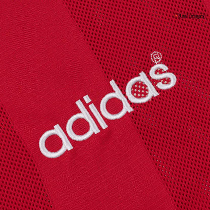 Retro Liverpool Mens Home Soccer Jersey 1995/96 Red