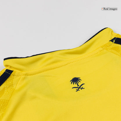 Al Nassr Kids Home Soccer Kit 2025/26 Yellow