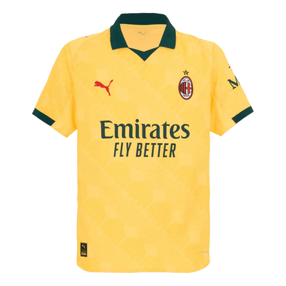 AC Milan Mens Third Away Soccer Jersey 2025/26 Yellow - Player Version