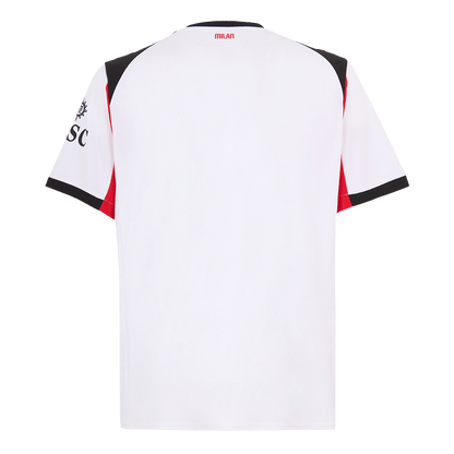 AC Milan Mens Away Soccer Jersey 2025/26 White
