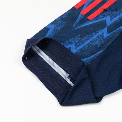 SAKA #7 Arsenal Mens Away Soccer Jersey 2025/26 Blue - Player Version