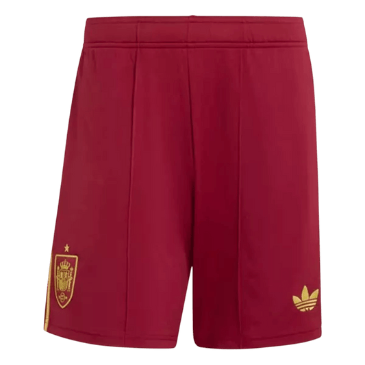 Spain Mens Away Soccer Shorts World Cup 2026 Red