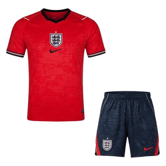 England Mens Away Soccer Kit World Cup 2026 Red