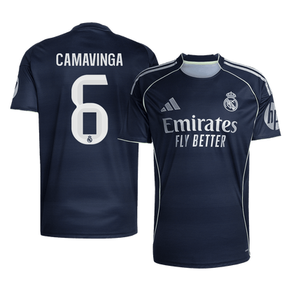 CAMAVINGA #6 Real Madrid Mens Away Soccer Jersey 2025/26 Navy [PREMIUM]