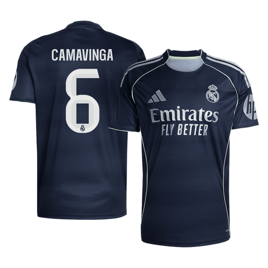 CAMAVINGA #6 Real Madrid Mens Away Soccer Jersey 2025/26 Navy [PREMIUM]