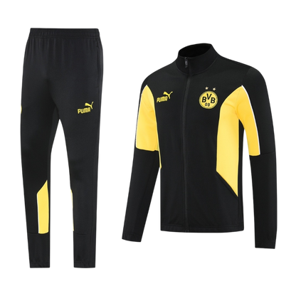 Borussia Dortmund Mens Training Tracksuit Kit 2025/26 Yellow