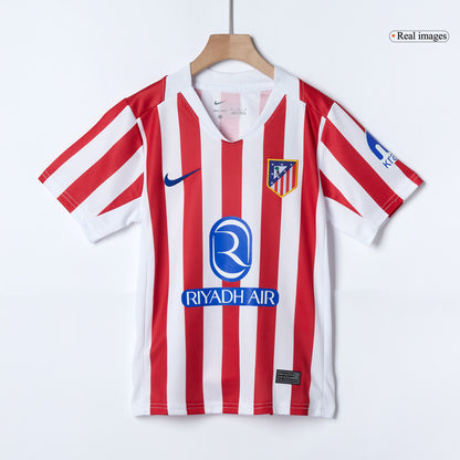 Atletico Madrid Kids Home Soccer Full Set 2025/26 Red&White