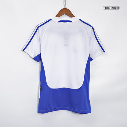 Retro Greece Mens Away Soccer Jersey 2004 White