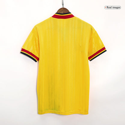 Retro Arsenal Mens Away Soccer Jersey 1993/94 Yellow