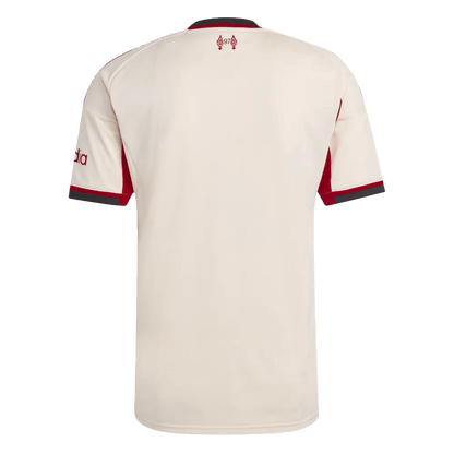 Liverpool Mens Away Soccer Jersey 2025/26 White