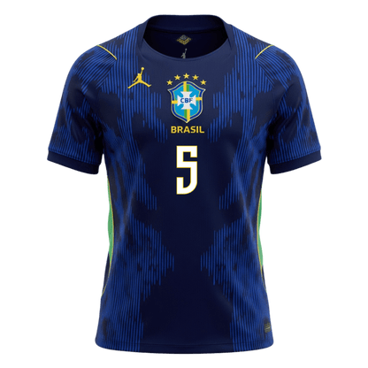 CASEMIRO #5 Brazil Mens Away Soccer Jersey World Cup 2026 Navy