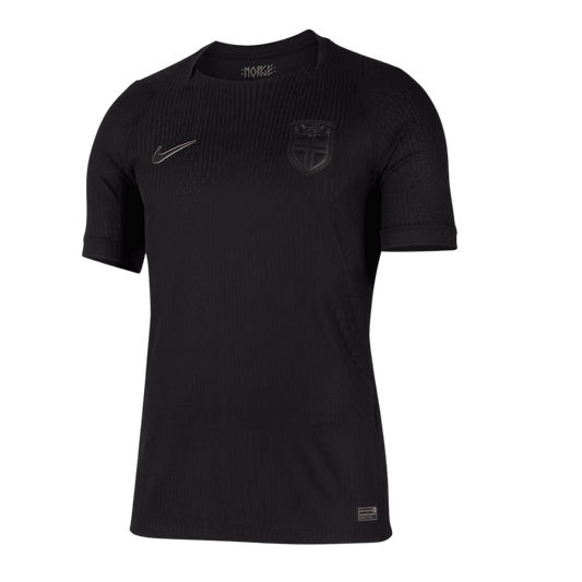 Norway Mens Away Soccer Jersey World Cup 2026 Black - Player Version