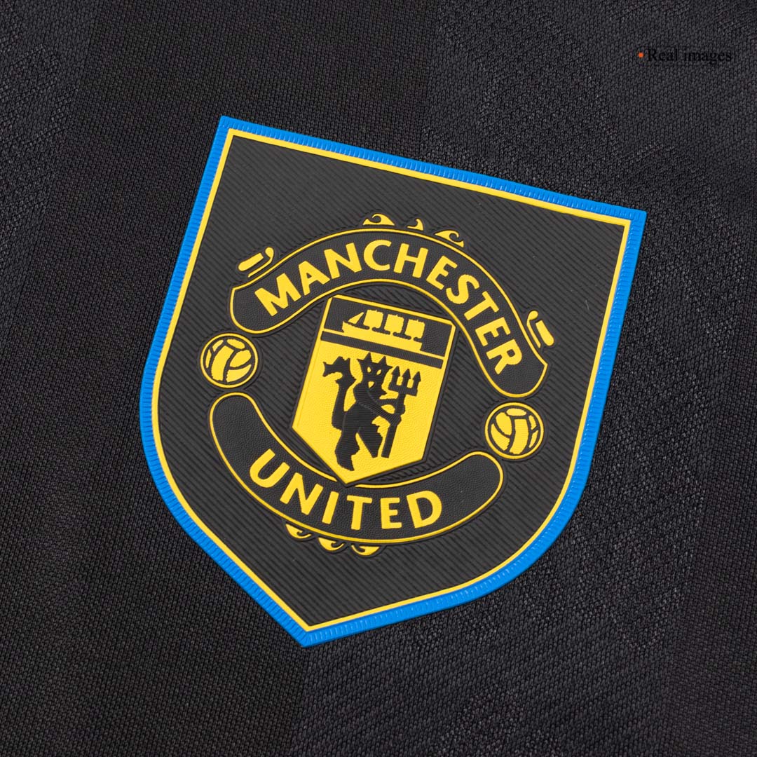 Manchester United Mens Third Away Soccer Jersey 2025/26 Black