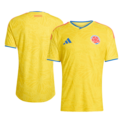 Colombia Mens Home Soccer Jersey World Cup 2026 Yellow - Player Version