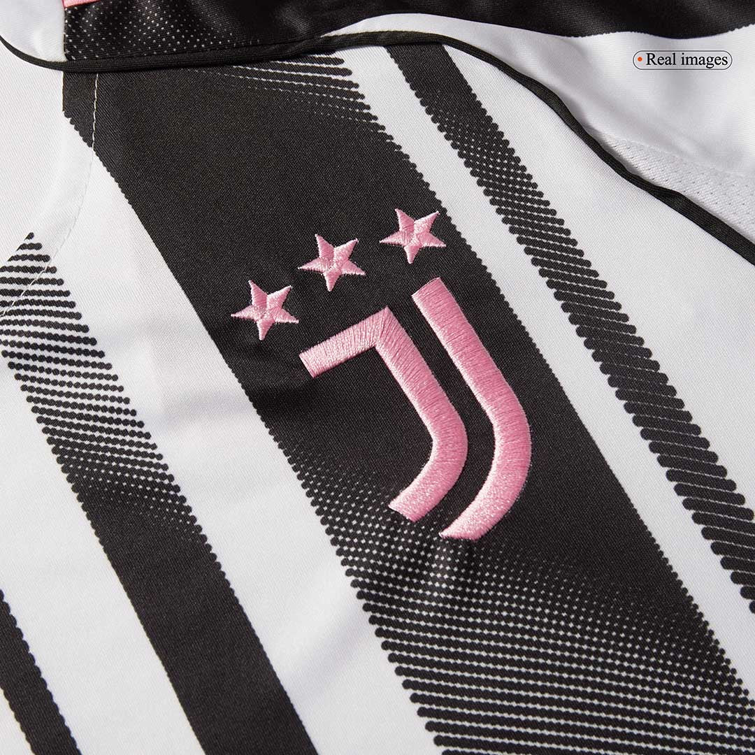 Juventus Mens Home Soccer Jersey 2025/26 Black&White