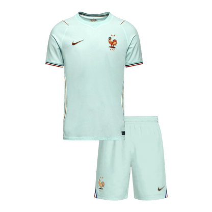 France Kids Away Soccer Kit World Cup 2026 Mint Green