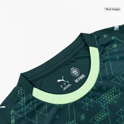 Manchester City Mens Fourth Away Soccer Kit 2025/26 Green