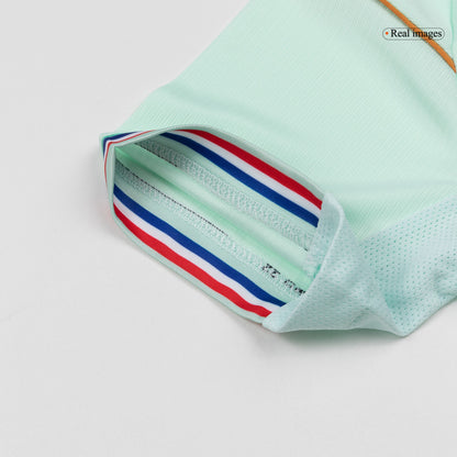 France Kids Away Soccer Kit World Cup 2026 Mint Green