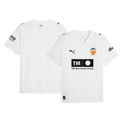 Valencia Mens Home Soccer Jersey 2025/26 White