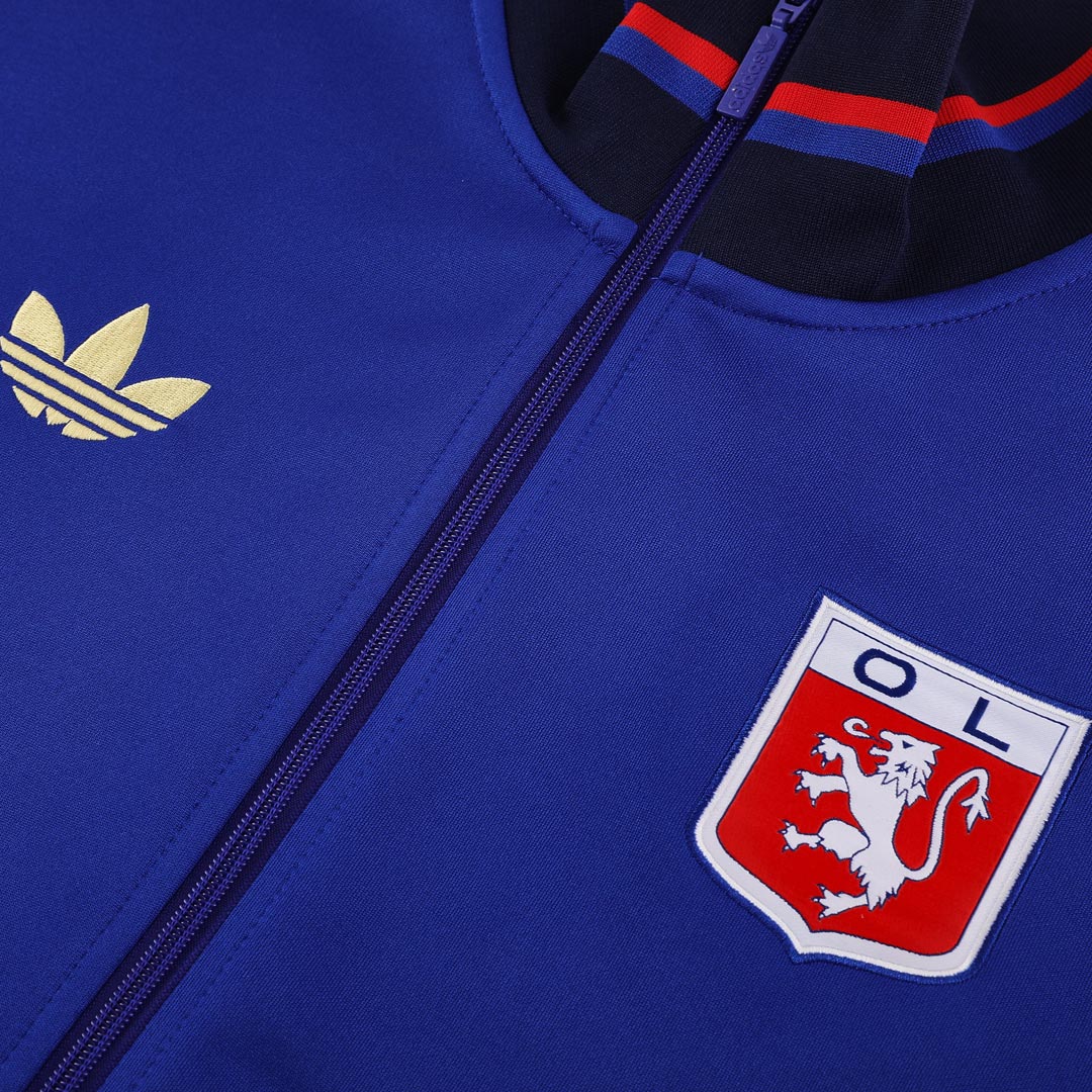 Olympique Lyonnais Mens Training Tracksuit Kit 2025/26 Blue