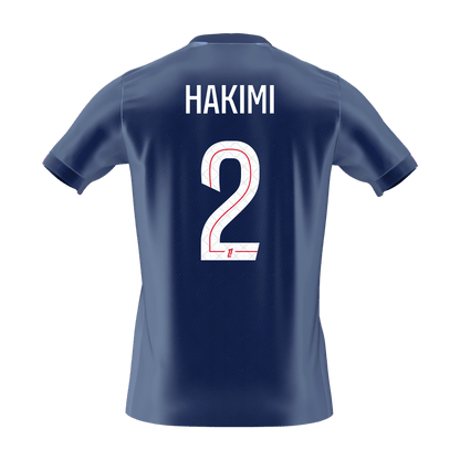 HAKIMI #2 PSG Mens Home Soccer Jersey 2025/26 Navy [PREMIUM]