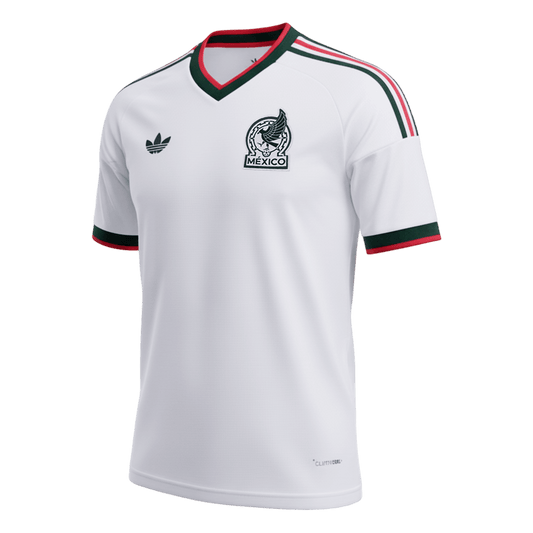 Mexico Mens Away Soccer Jersey World Cup 2026 White