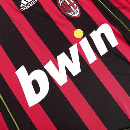 Retro RONALDO #99 AC Milan Mens Home Soccer Jersey 2006/07 Red&Black