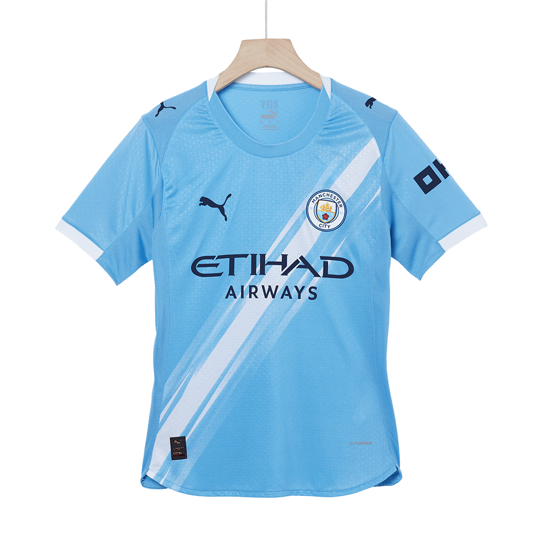 Manchester City Mens Home Soccer Jersey 2025/26 Blue - Player Version