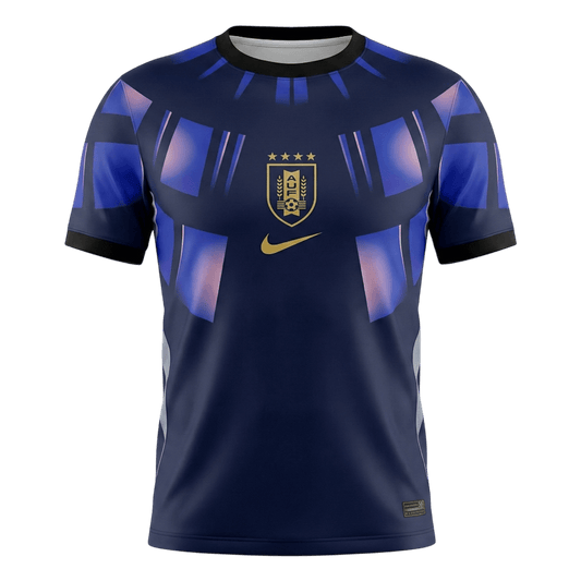Uruguay Mens Away Soccer Jersey World Cup 2026 Navy