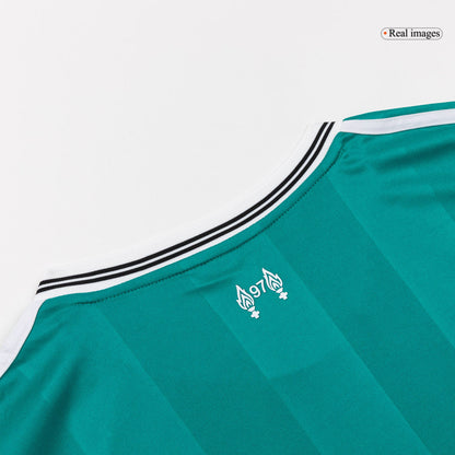 Liverpool Mens Third Away Long Sleeve Soccer Jersey 2025/26 Green