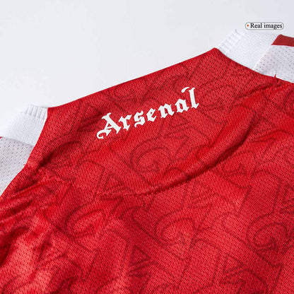 RICE #41 Arsenal Mens Home Soccer Jersey 2025/26 Red - Player Version