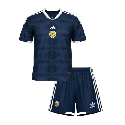 Scotland Kids Home Soccer Kit World Cup 2026 Navy