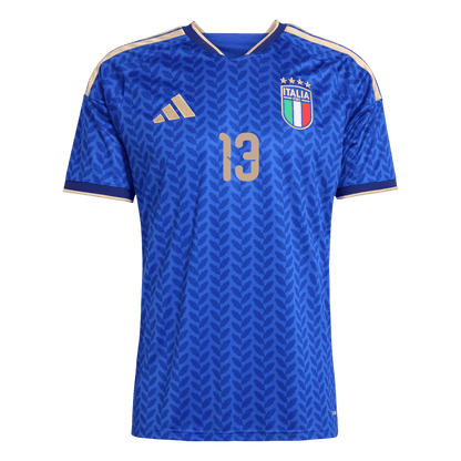 DARMIAN #13 Italy Mens Home Soccer Jersey World Cup 2026 Blue [PREMIUM]