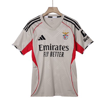 Benfica Mens Away Soccer Jersey 2025/26 Beige