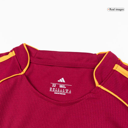 Roma Kids Home Soccer Kit 2025/26 Red