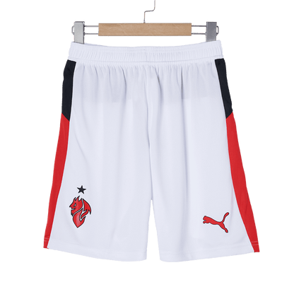 AC Milan Mens Away Soccer Shorts 2025/26 White